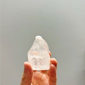 Clear Quartz Crystal Flame